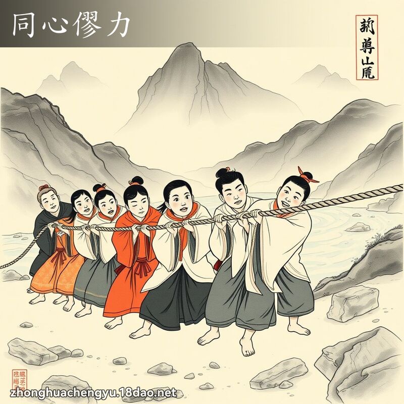 同心僇力 配图
