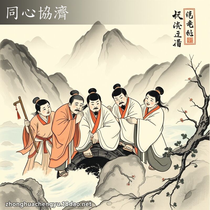 同心協濟 配图