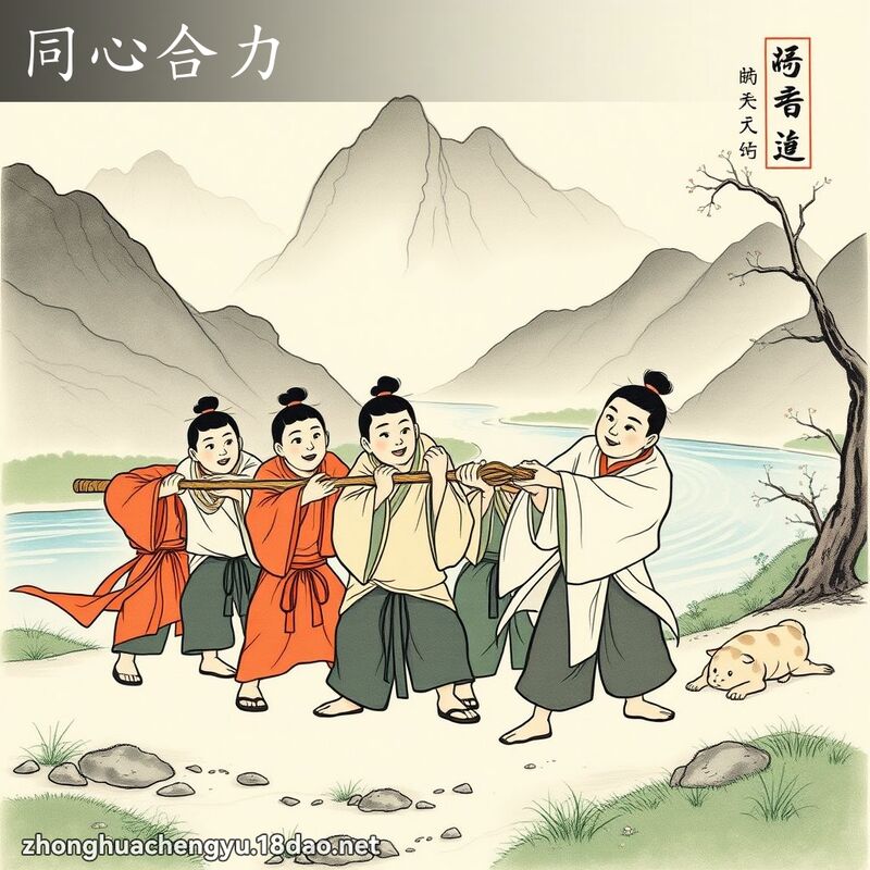 同心合力 配图