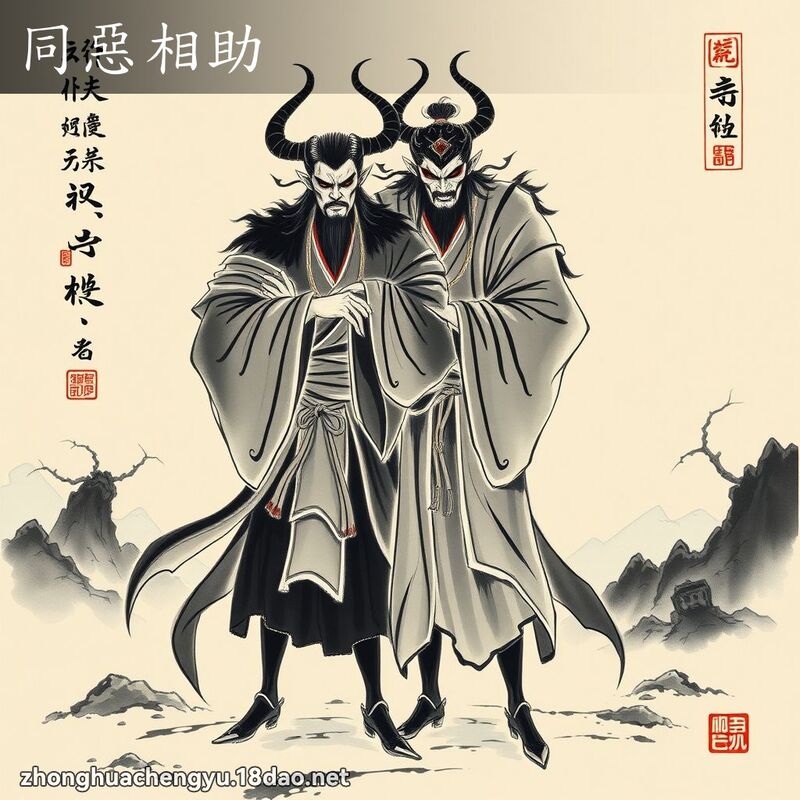 同惡相助 配图