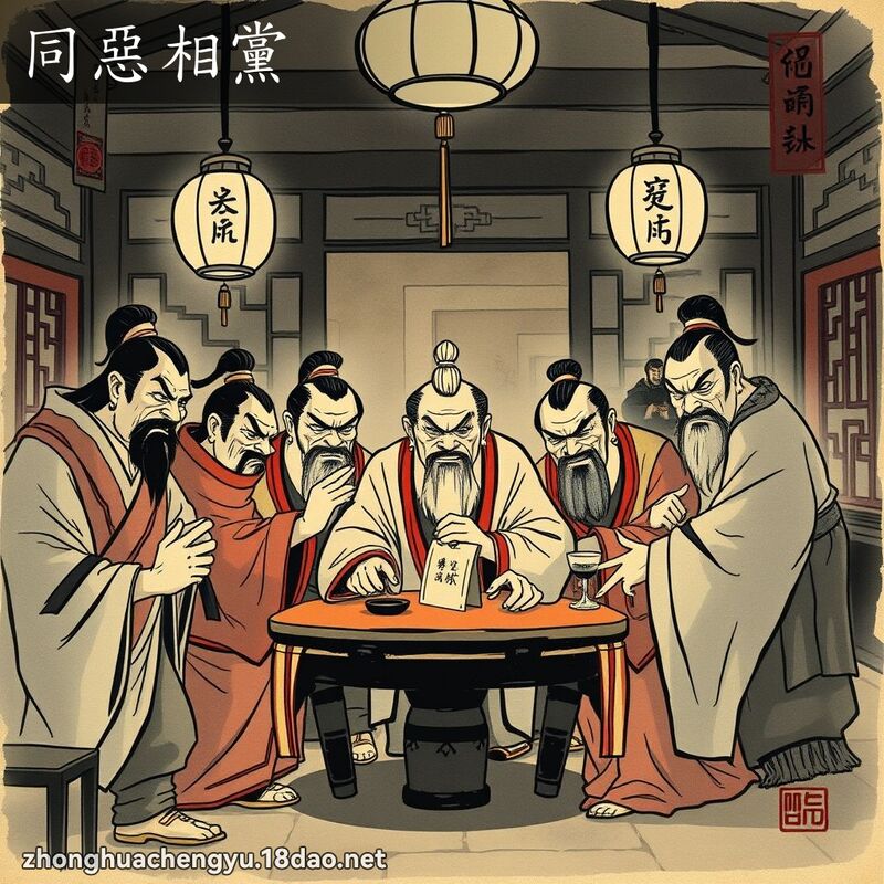 同惡相黨 配图