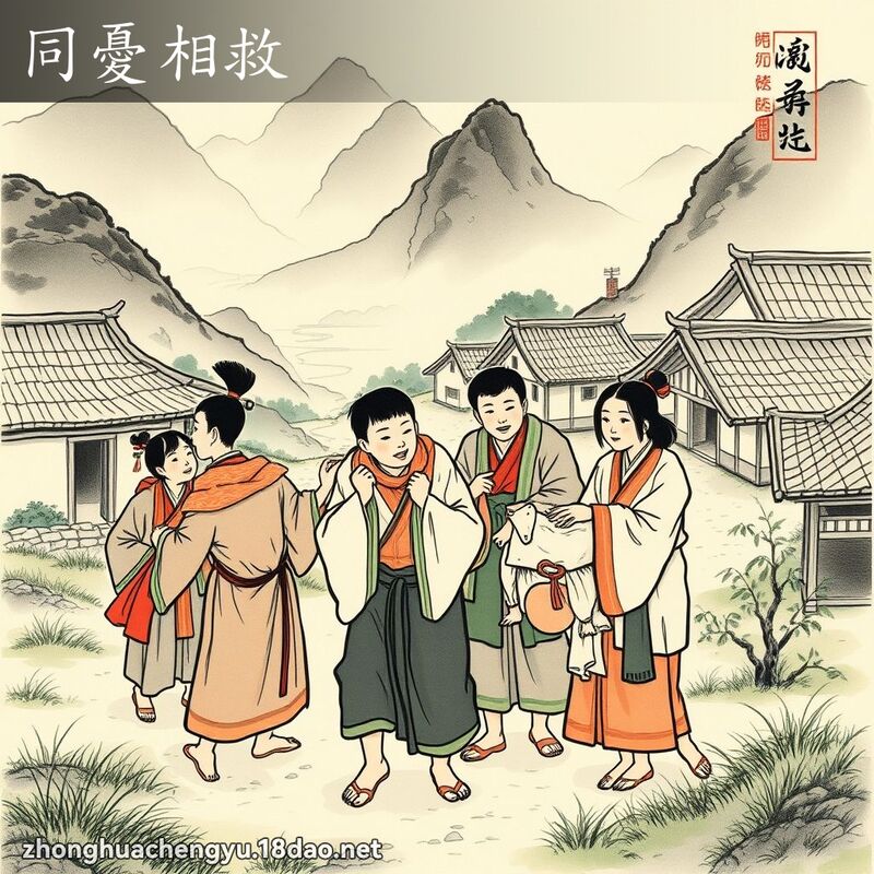 同憂相救 配图