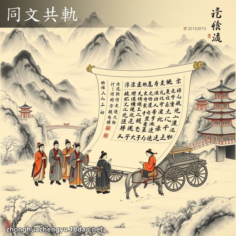 同文共軌 配图