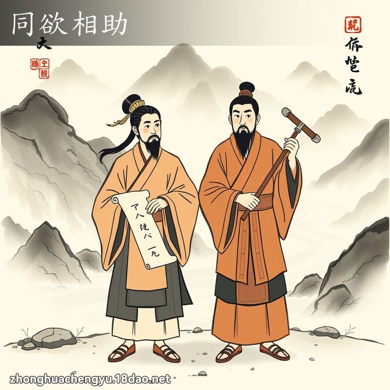 同欲相助 配图