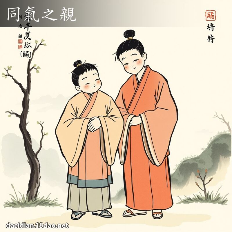 同氣之親 - 中華成語配圖