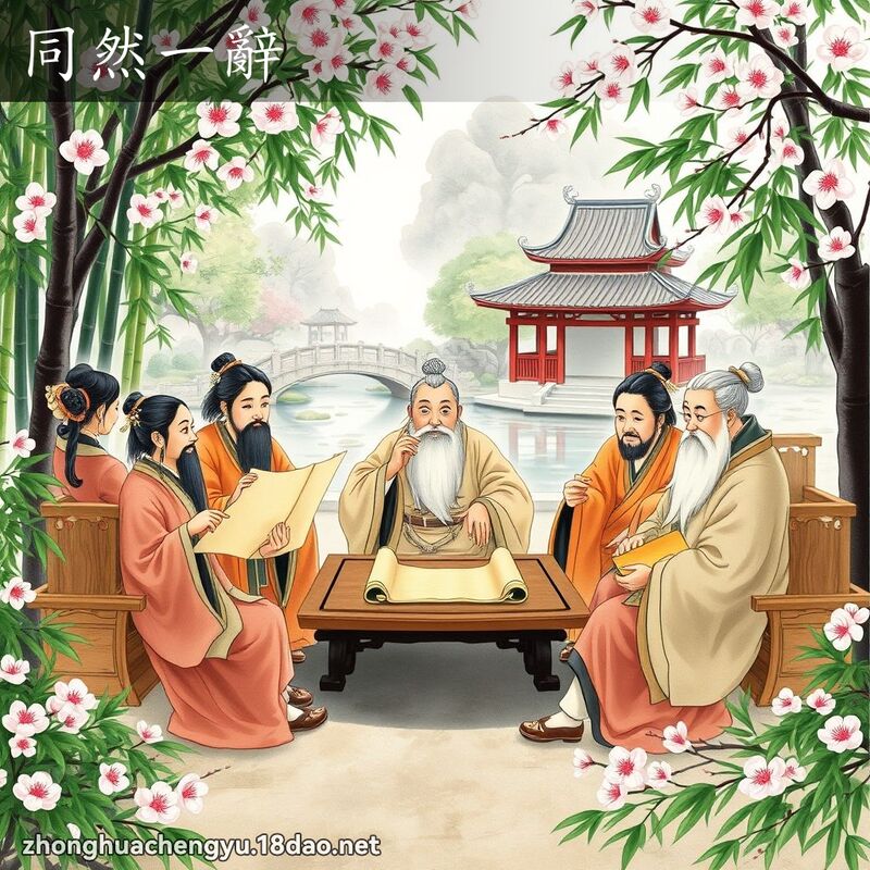 同然一辭 配图