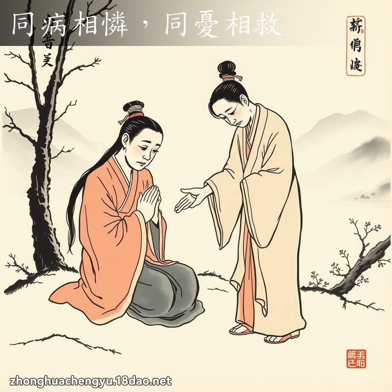 同病相憐,同憂相救 配图