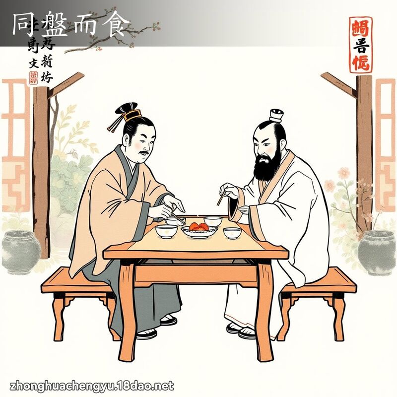 同盤而食 配图