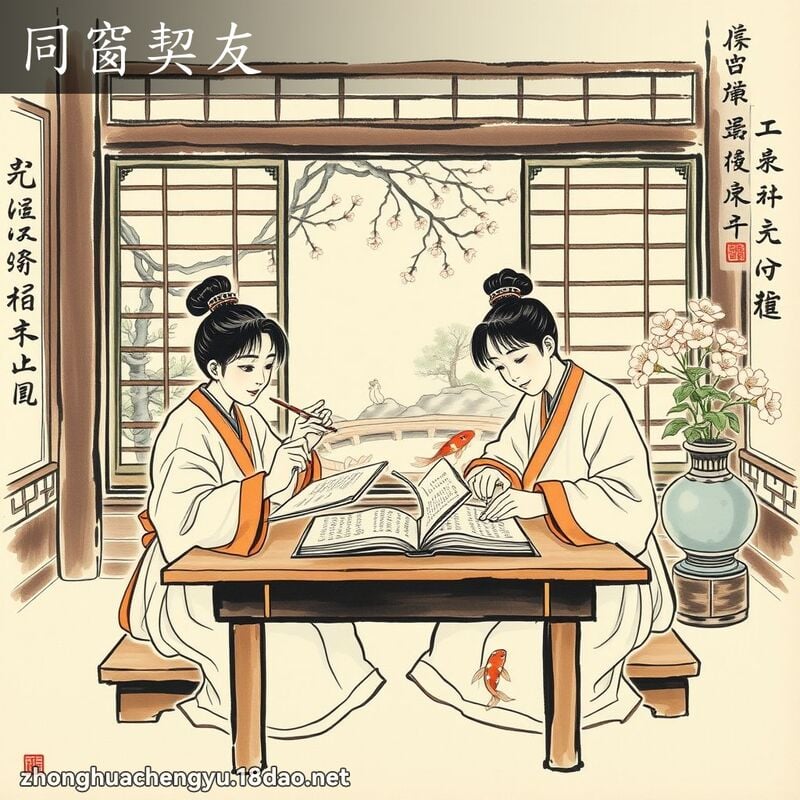 同窗契友 配图