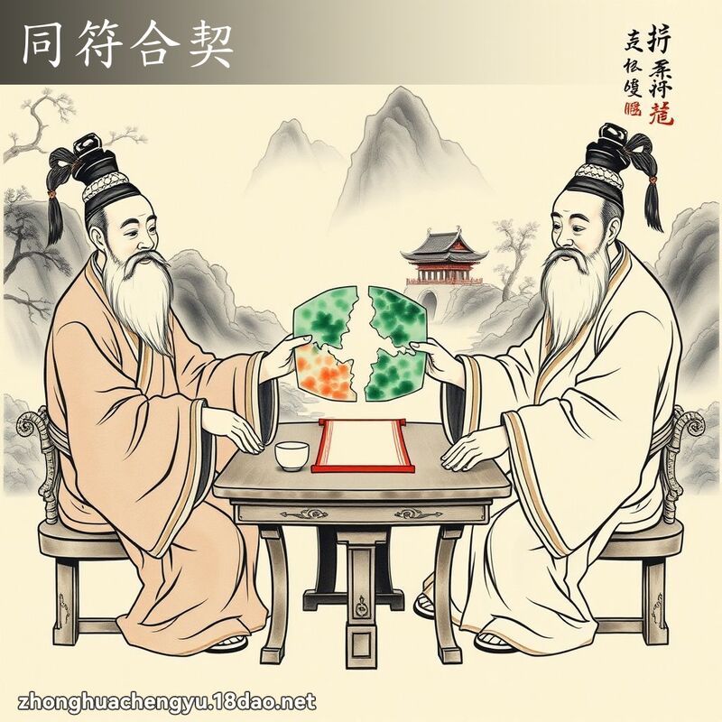 同符合契 配图
