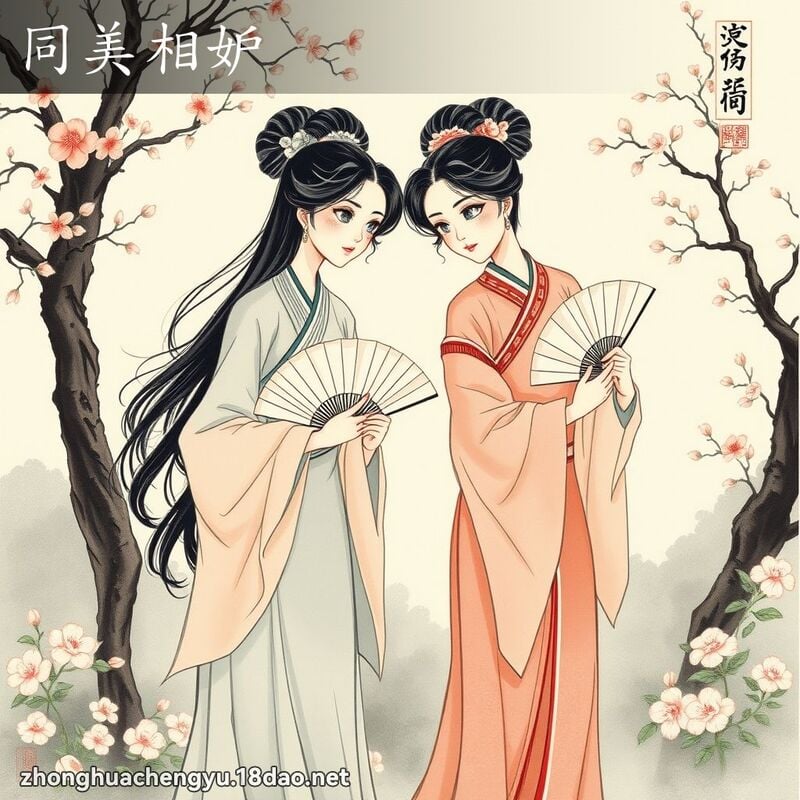 同美相妒 配图