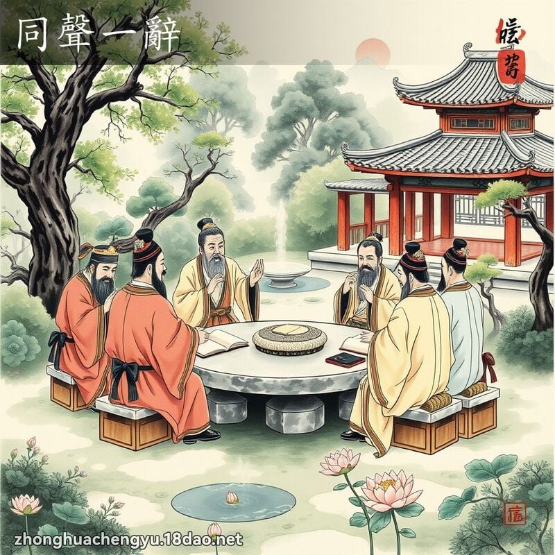 同聲一辭 配图