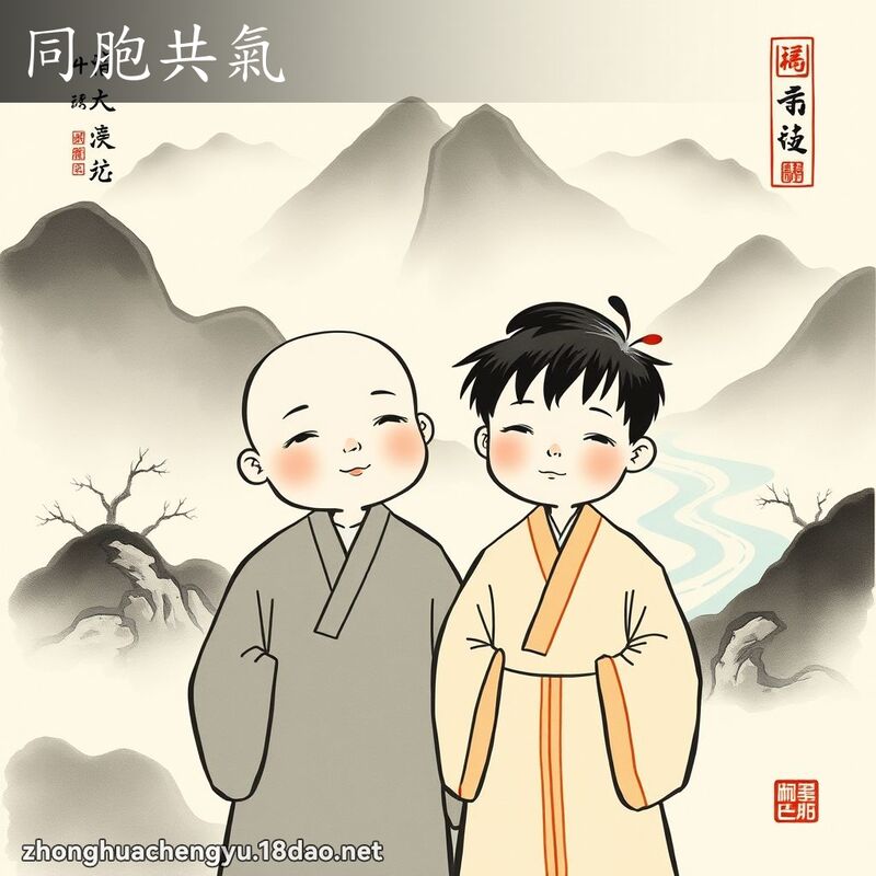 同胞共氣 配图