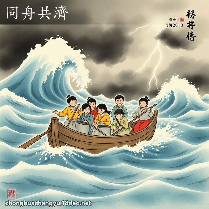 同舟共濟 配图