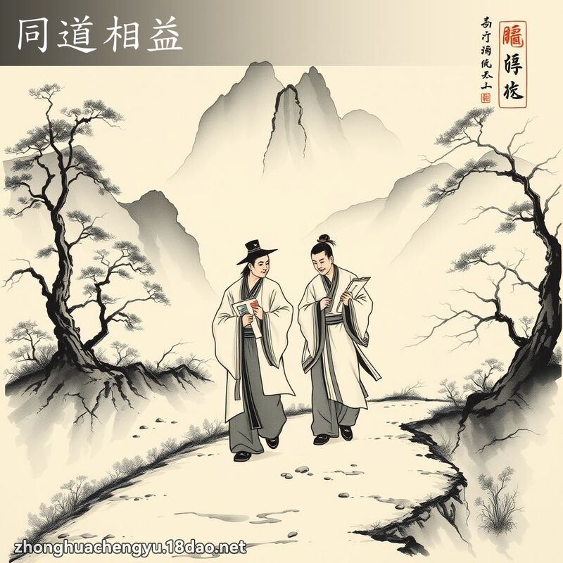 同道相益 配图
