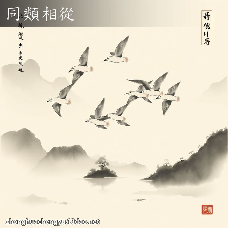 同類相從 配图