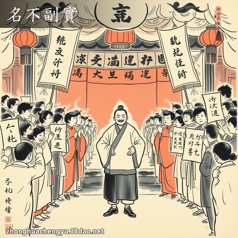名不副實 配图