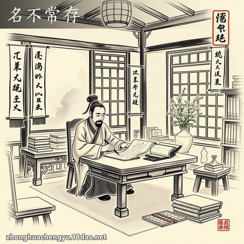 名不常存 配图