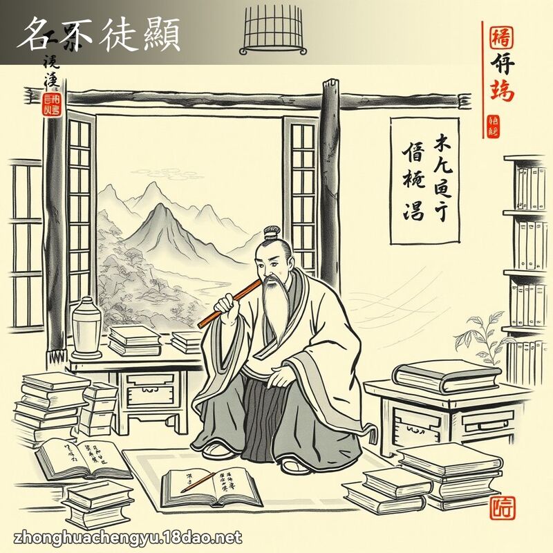 名不徒顯 配图