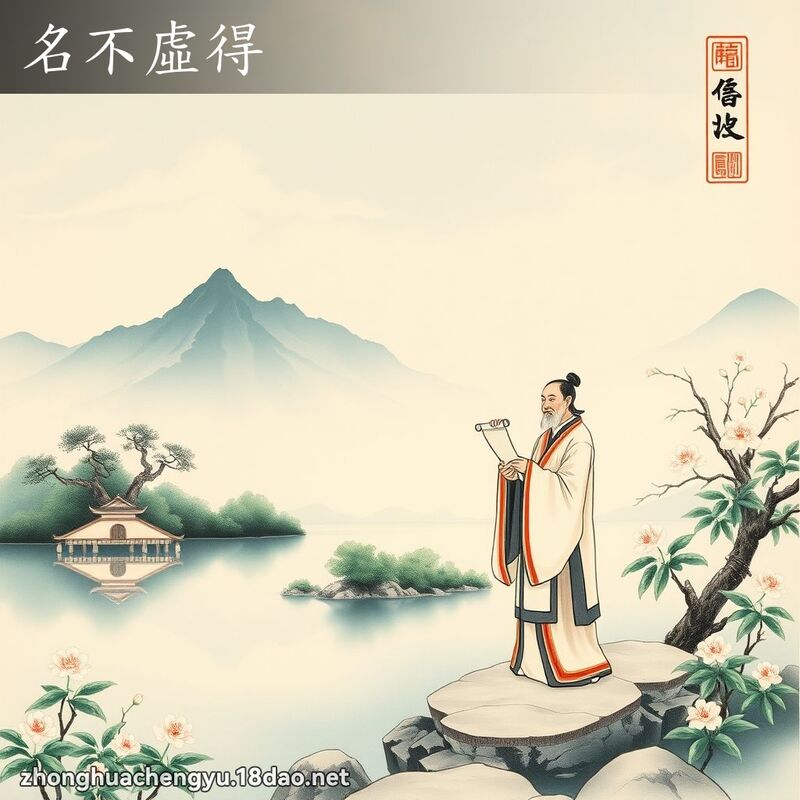 名不虛得 配图