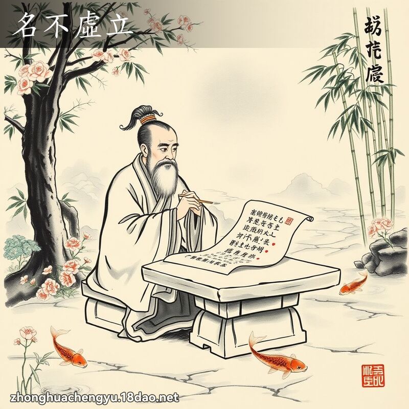 名不虛立 配图