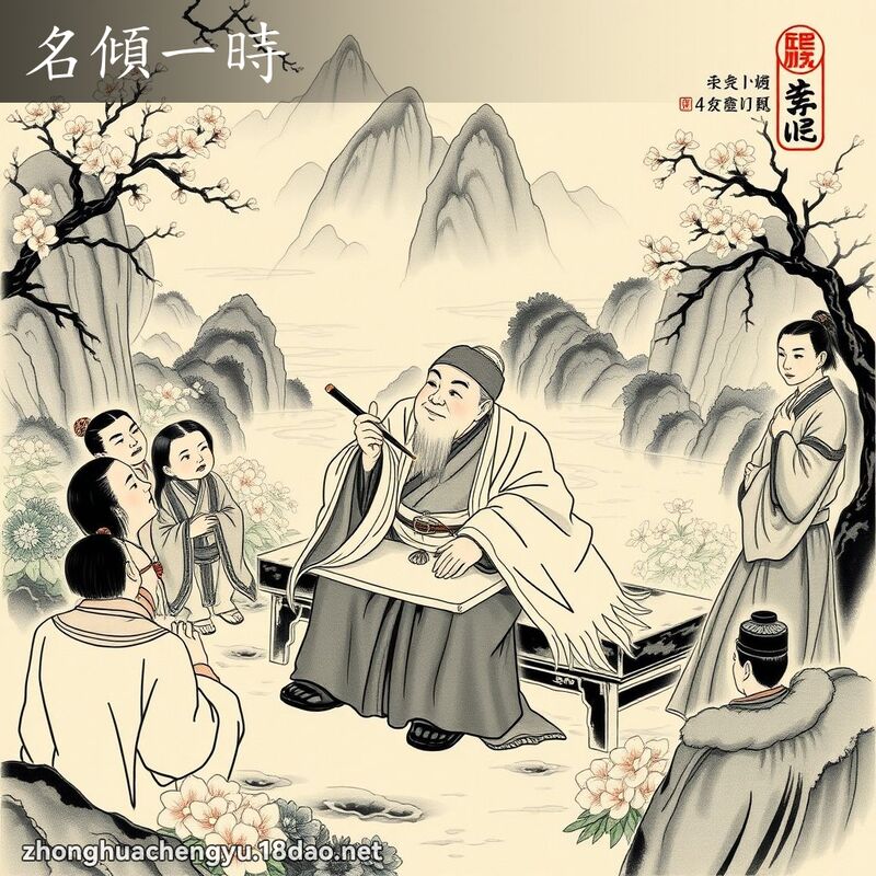 名傾一時 配图