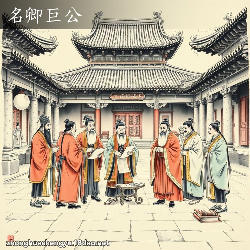 名卿巨公 配图