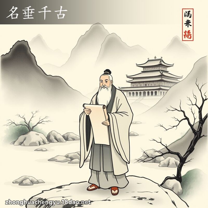 名垂千古 配图