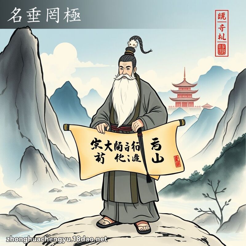 名垂罔極 配图