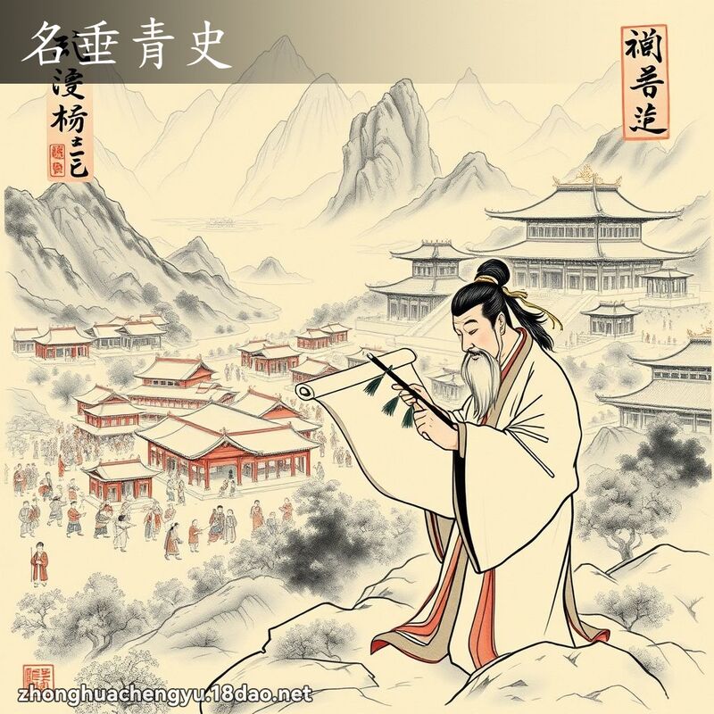 名垂青史 配图