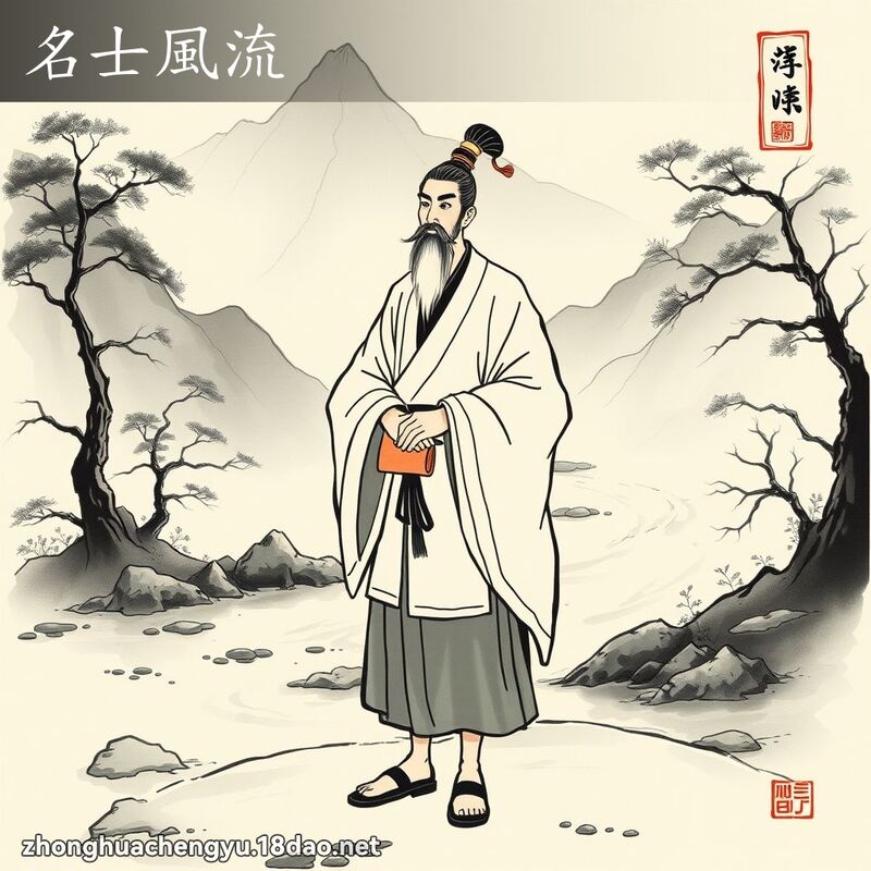 名士風流 配图