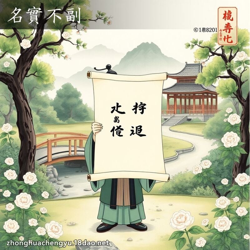 名實不副 配图