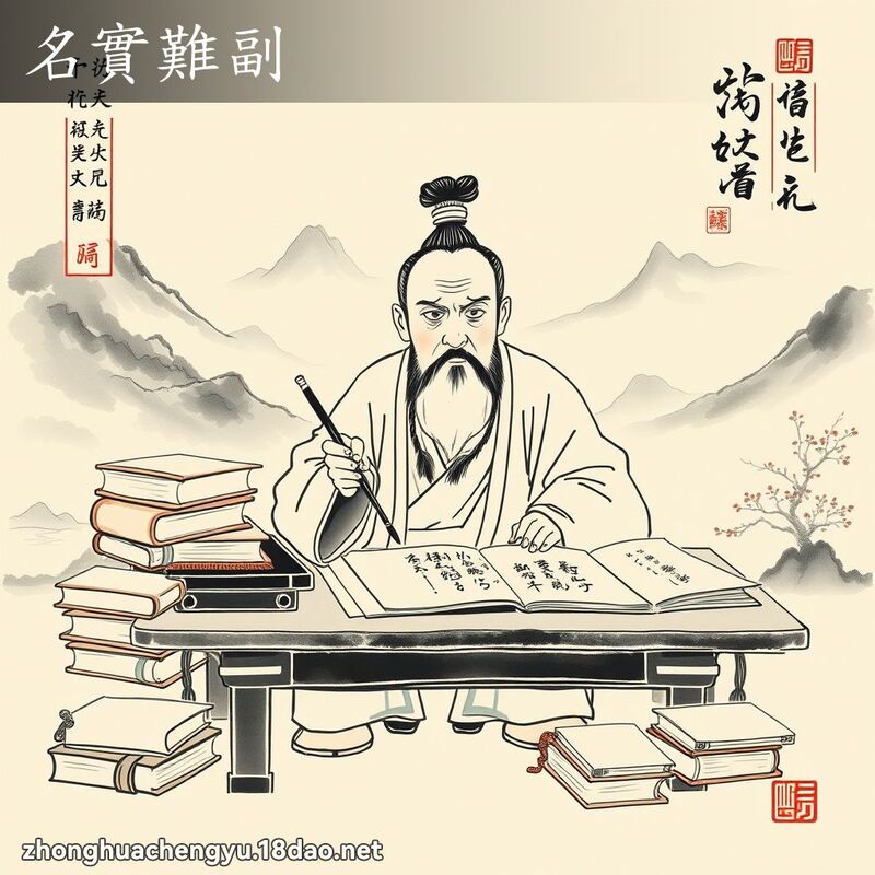 名實難副 配图