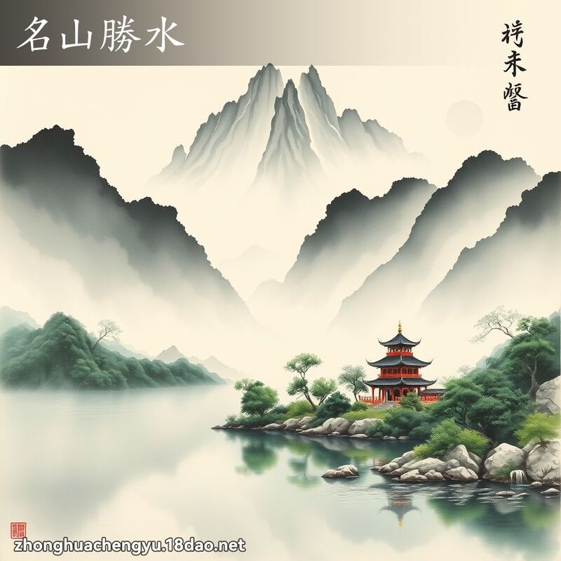 名山勝水 配图