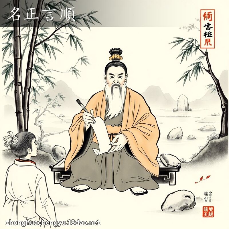 名正言顺 配图