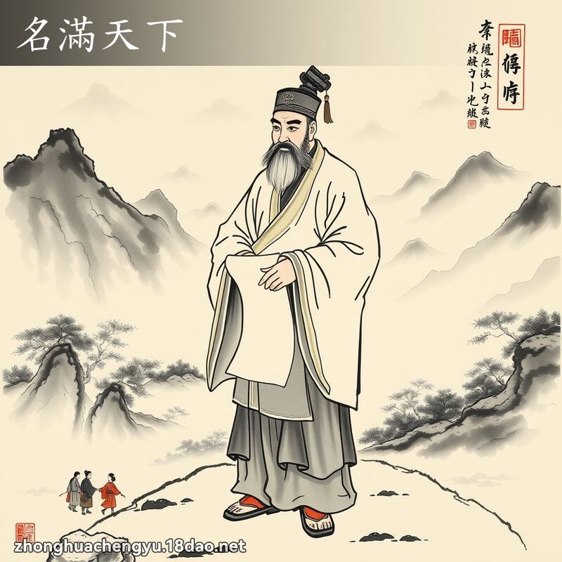 名满天下 配图