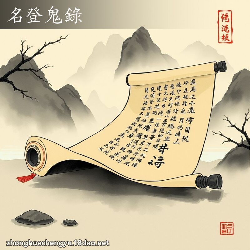 名登鬼录 配图