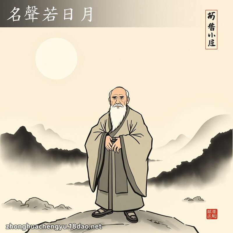 名声若日月 配图