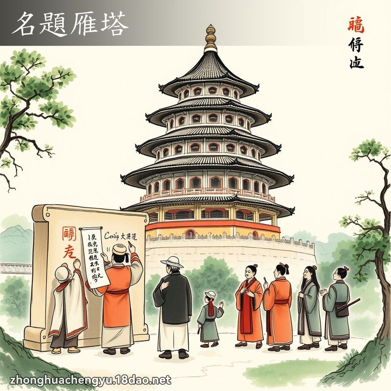 名题雁塔 配图