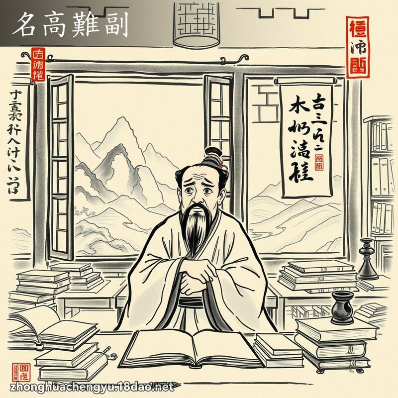 名高难副 配图