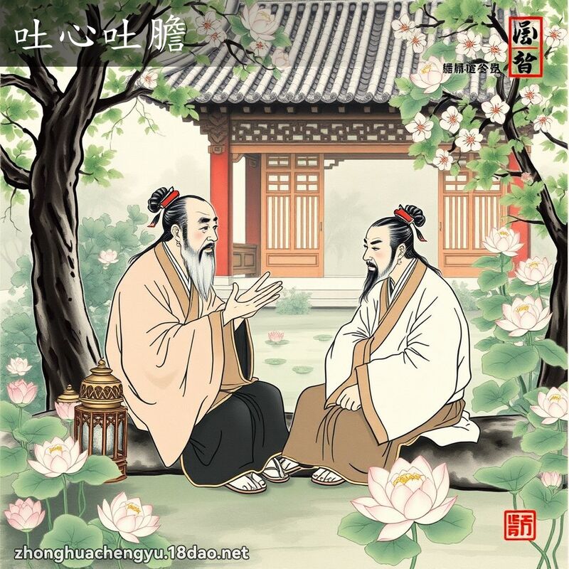 吐心吐胆 配图