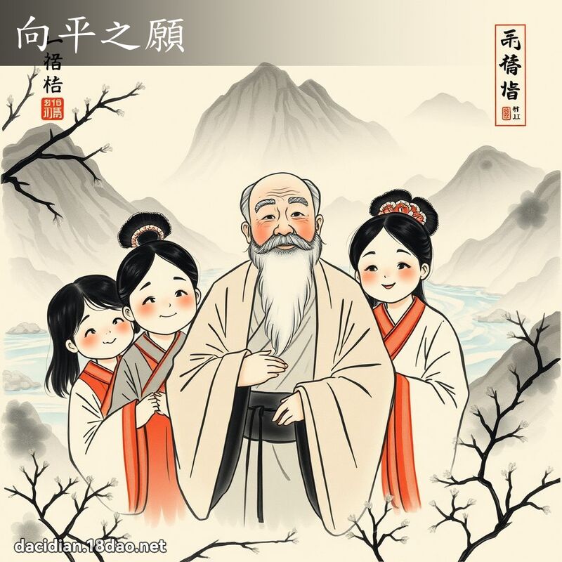 向平之願 - 中華成語配圖