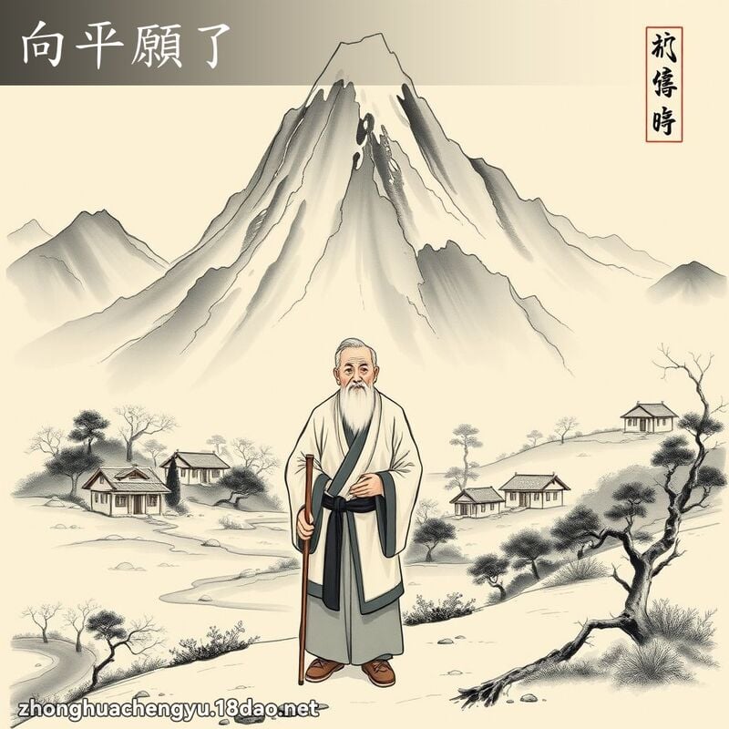 向平愿了 配图
