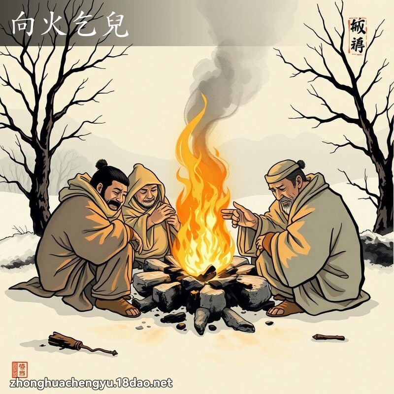 向火乞儿 配图