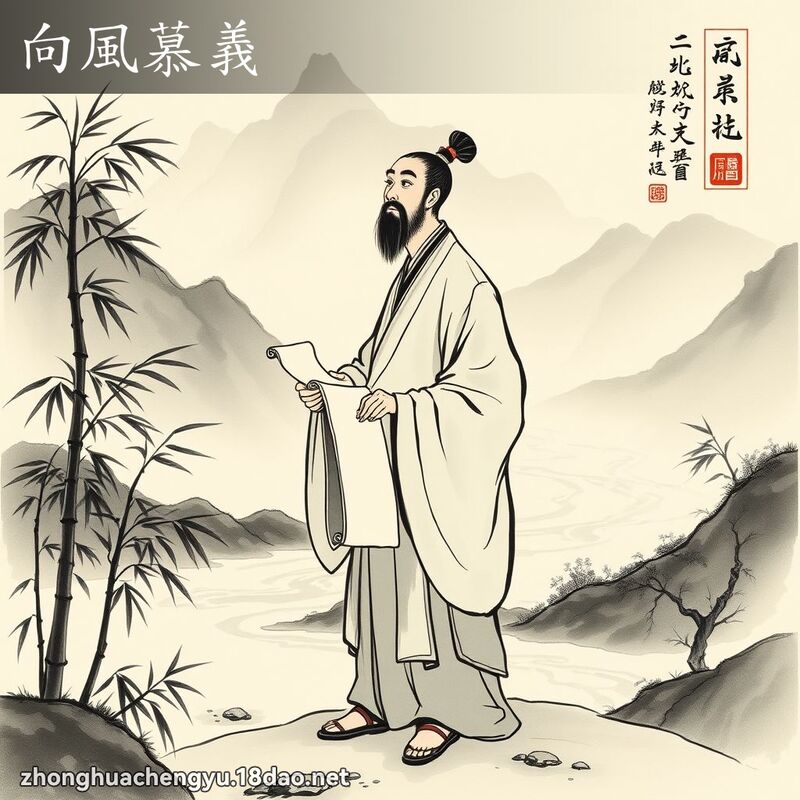 向风慕义 配图