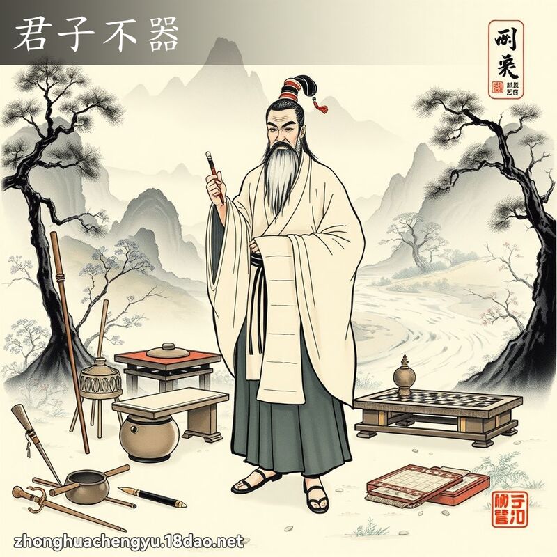 君子不器 配图