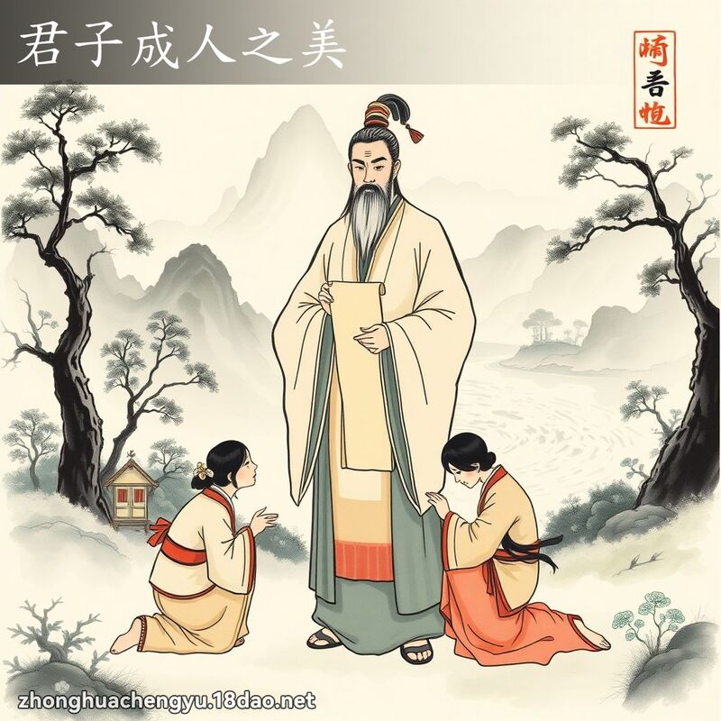 君子成人之美 配图