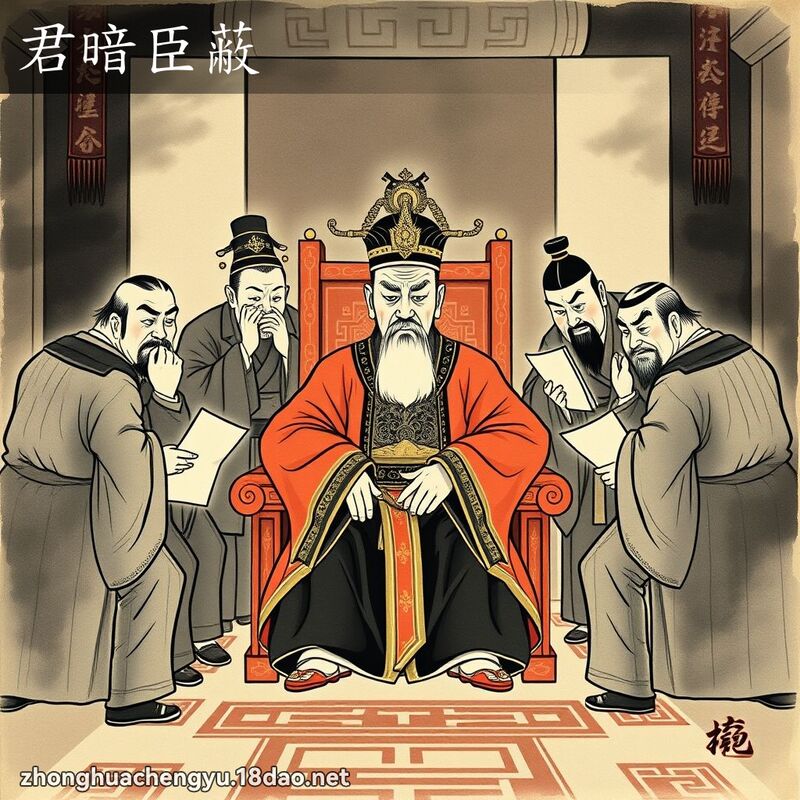 君暗臣蔽 配图