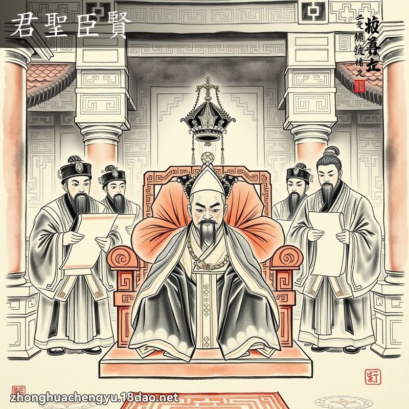 君聖臣賢 配图