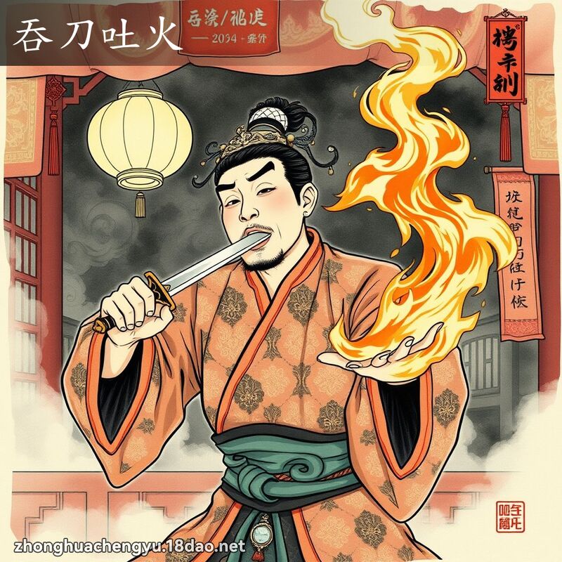 吞刀吐火 配图
